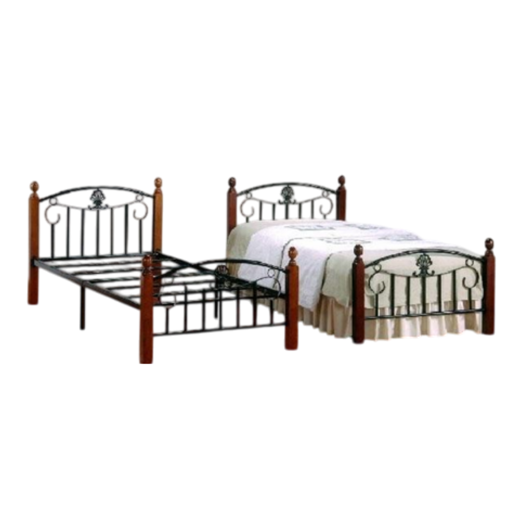 MegaBoom SINGLE WOODEN POST BED (DB-7219 36")