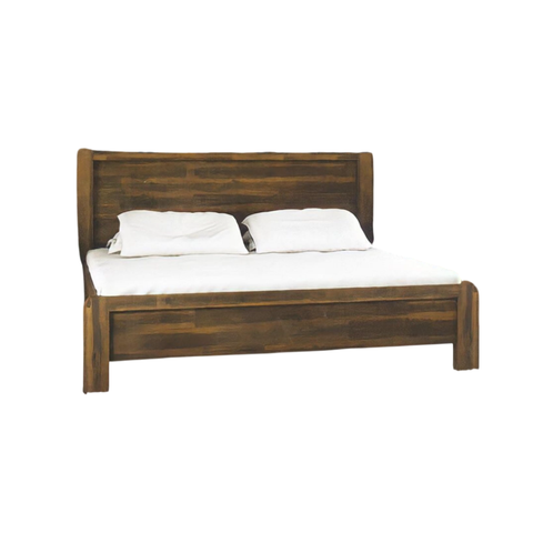 MegaBoom SOLID WOOD QUEEN BED (DB LARRY)