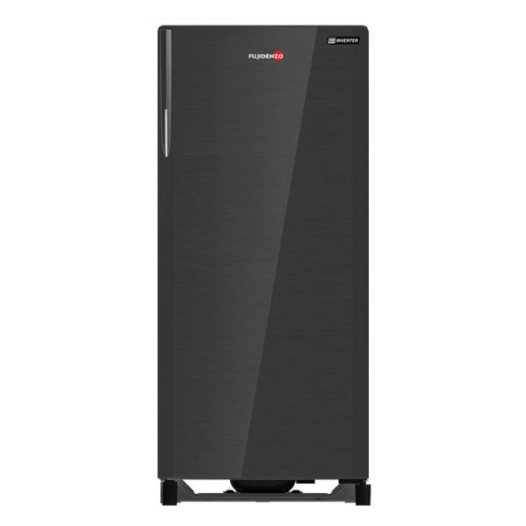 Fujidenzo HD Inverter Single Door Ref - Black Glass Door (IRS-68PGD)