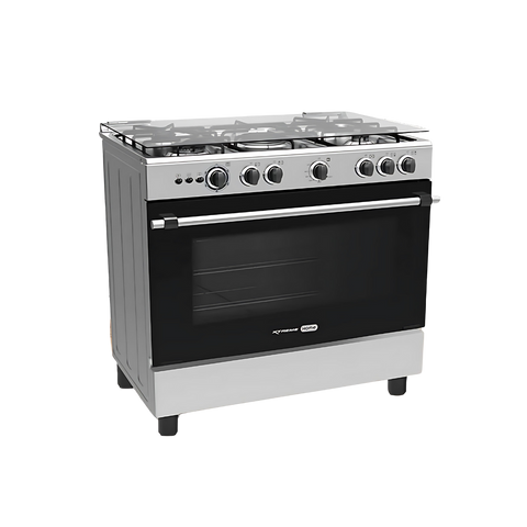 XTREME HOME 90cm Gas Range 5 Burner 115L Oven