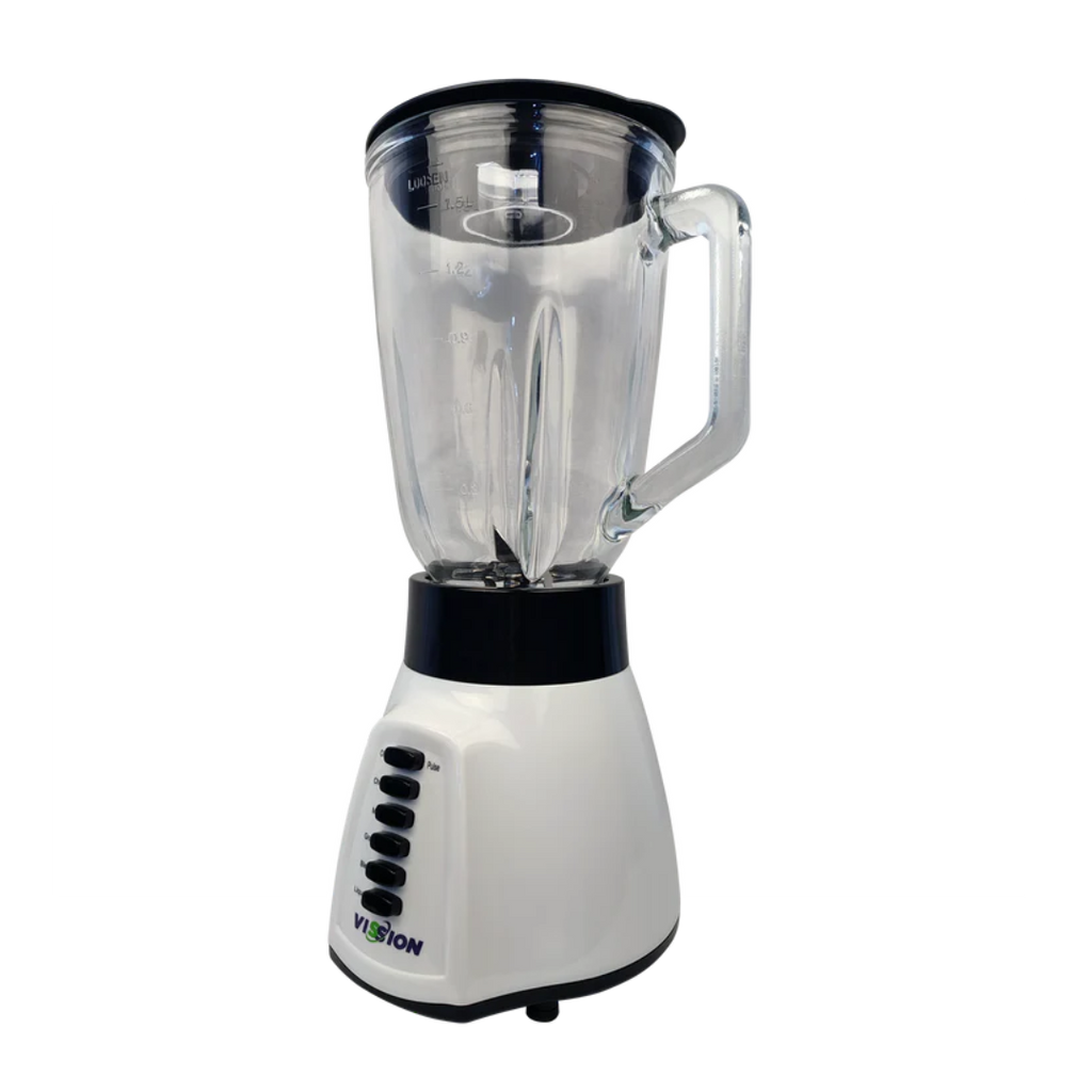 VISSION VSN-2862 Glass Blender White with Black Color