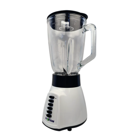 VISSION VSN-2862 Glass Blender White with Black Color