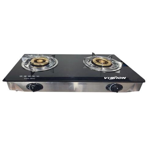 VISSION VSN-3842 Glass Top Double Burner